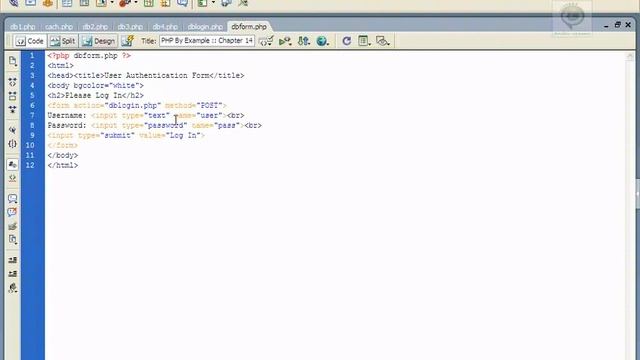 php 08 05 db authentication process смотреть онлайн