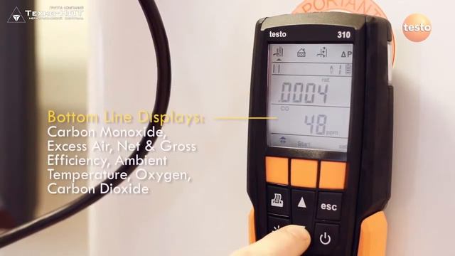 Анализатор дымовых газов Testo 310. Вводные сведения смотреть онлайн