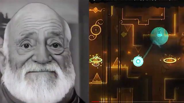 Когда твой уровень в Geometry Dash это: | старые лица мем смотреть онлайн