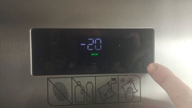 Сброс ошибки с восклицательным знаком на морозильной камере Beko RFNE312E23X