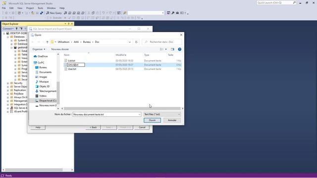 35.Course SQL Server : كيفية تصدير بيانات جدول سيكوال سيرفر إلى ملف خارجي إكسيل Export Data смотреть онлайн