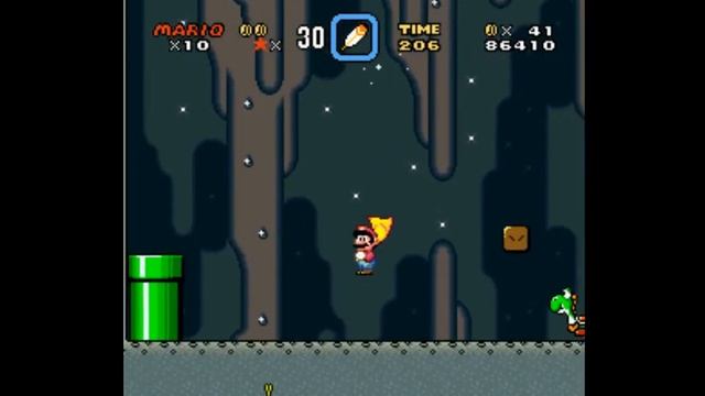 Super Mario World Zone 10 SNes plataform game смотреть онлайн