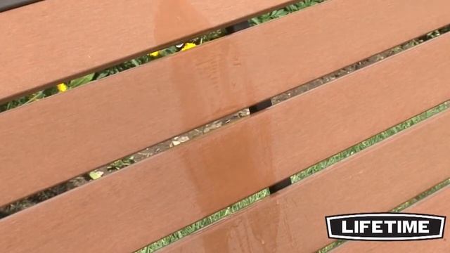 Садовая скамейка качалка Lifetime для для сада и парков. смотреть онлайн