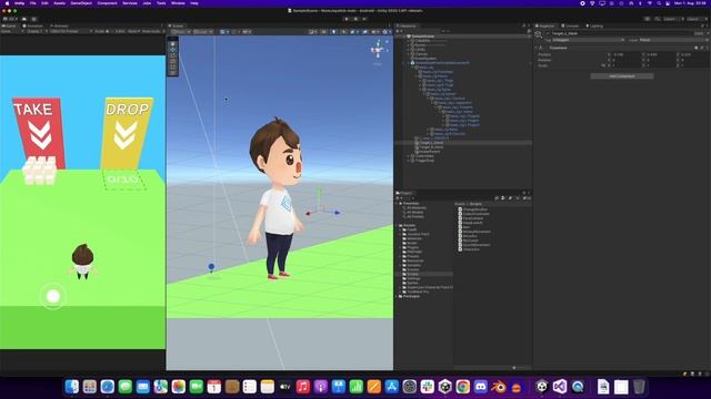 How I made the arcade stacking mechanic in unity3d | Stack and Unstack mechanic смотреть онлайн