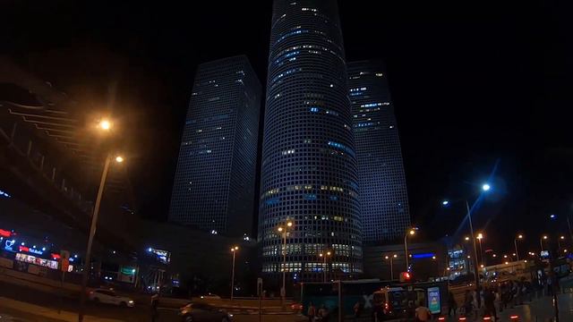 Night mall Azrieli -Tel Aviv смотреть онлайн