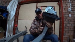 Быстросъемная лебедка для вытаскивания лодки на крутой берег