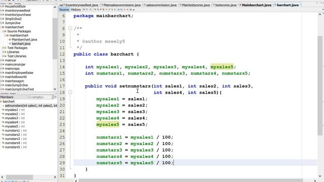 JAVA - Lesson #55 - Bar Chart Demo смотреть онлайн
