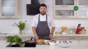 Жареная картошка с лисичками