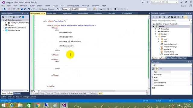 Add Data in table through Form in angular js ||Basics of Angular JS || Part-10 смотреть онлайн