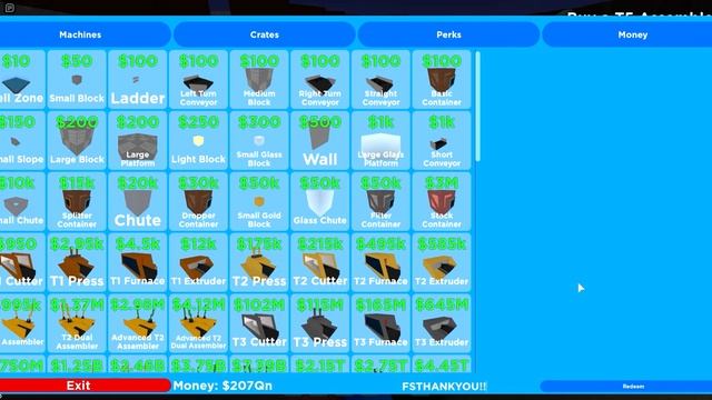 Every Code In Factory Simulator Roblox смотреть онлайн