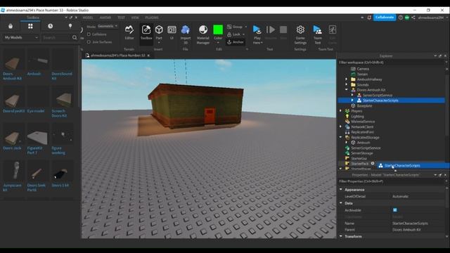 Roblox Studio Free Doors Kit - Ambush (Part 11)! смотреть онлайн