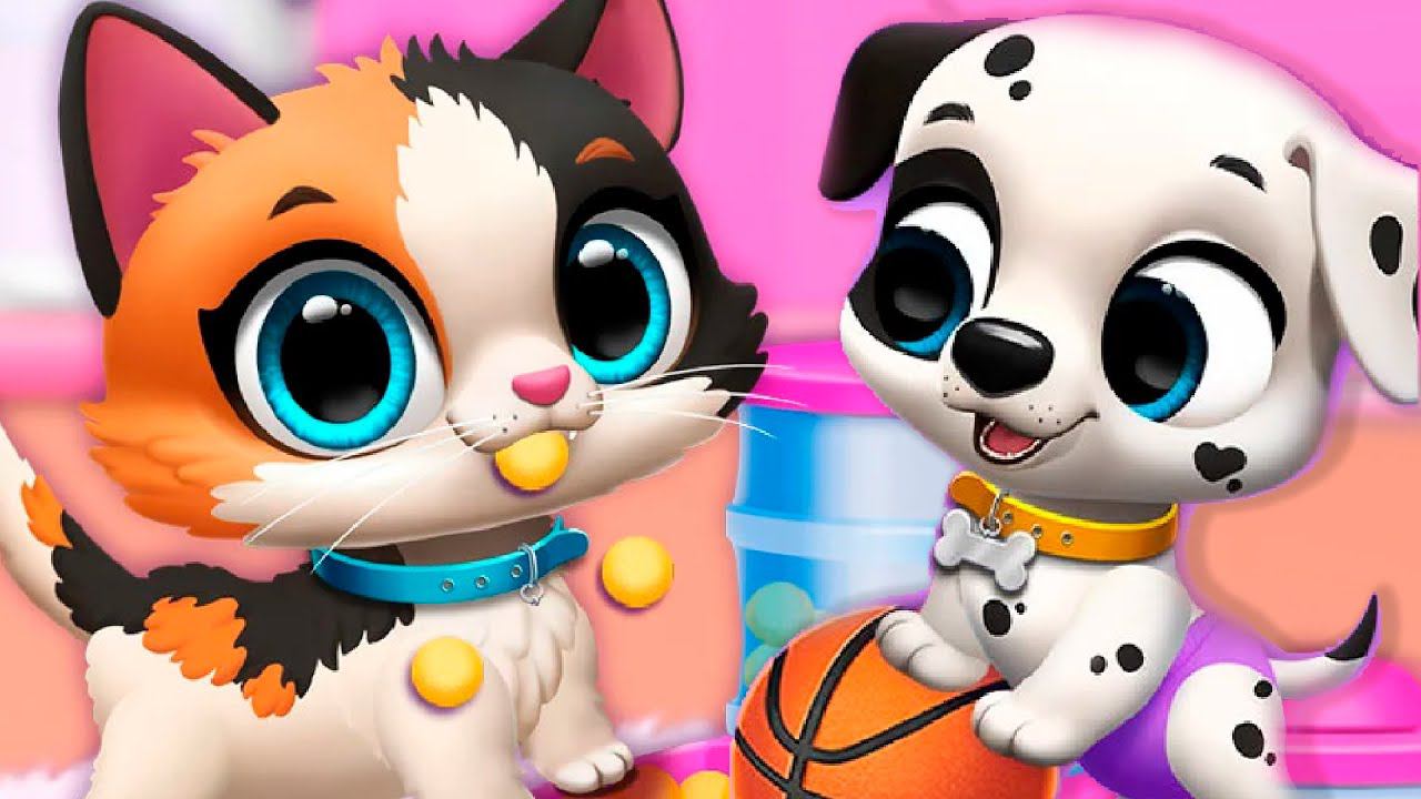 Любимые ПИТОМЦЫКотики и собачки Ухаживаю за малышами FLOOF