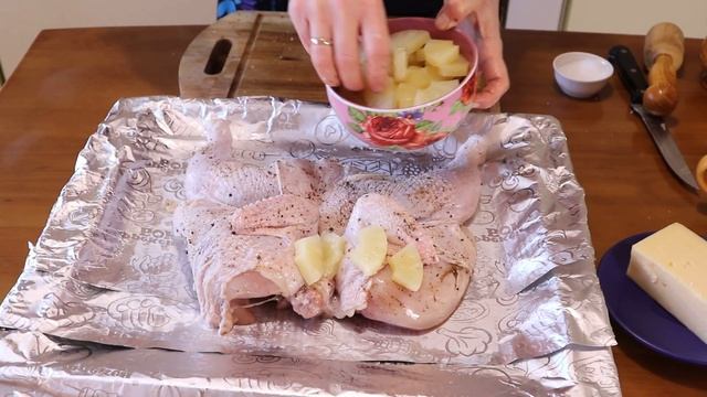 Сочная курица с ананасами. Быстро, вкусно, празднично. смотреть онлайн