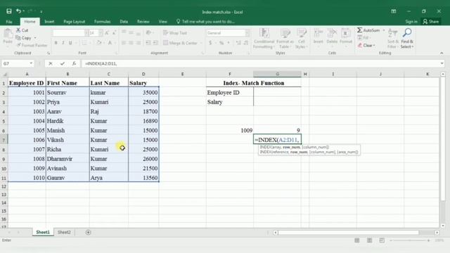 How to use Excel Index Match смотреть онлайн