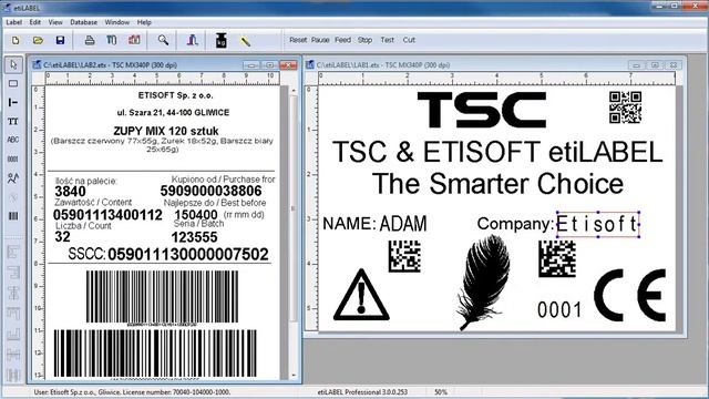 etiLABEL TSC Flash GPIO EN смотреть онлайн