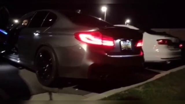 Bmw M5 F90 Stage 2 Dme W/Downpipes, Intake - Spitting Fire Exhaust