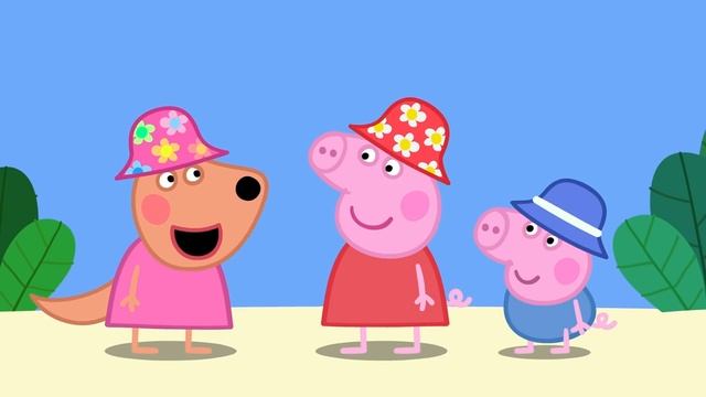 Peppa Pig | Christmas with Kylie Kangaroo | Family Kids Cartoon смотреть онлайн