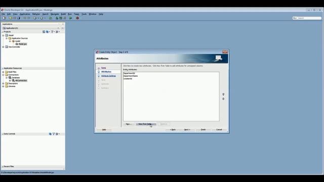 Oracle ADF Part 3- Creating Entity Objects смотреть онлайн