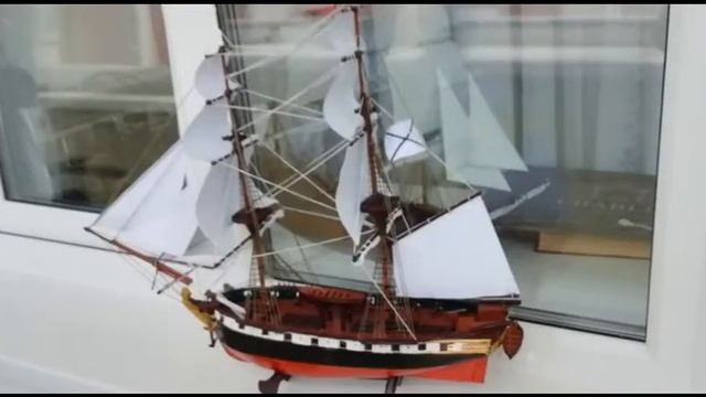 Бумажная модель брига Меркурий смотреть онлайн