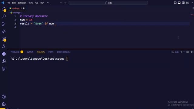 Ternary operator in python | python for beginners смотреть онлайн