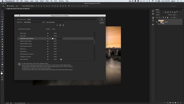 Creating Custom Photoshop Menus смотреть онлайн