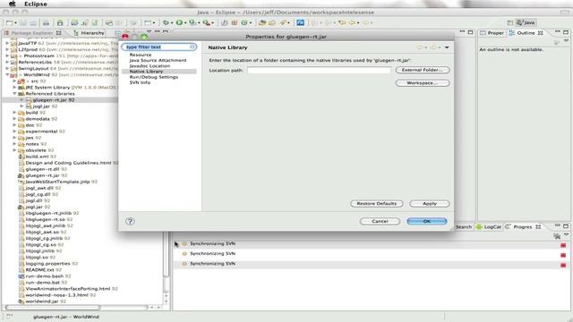 World Wind Java JOGL Setup in Eclipse смотреть онлайн