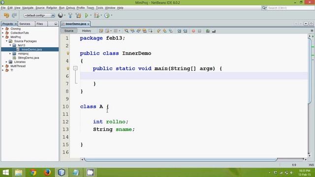 15.2 Inner Member Class In Java смотреть онлайн