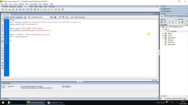 mysql v.s. mysqli | Test run script PHP on AppServ with Dreamweaver смотреть онлайн
