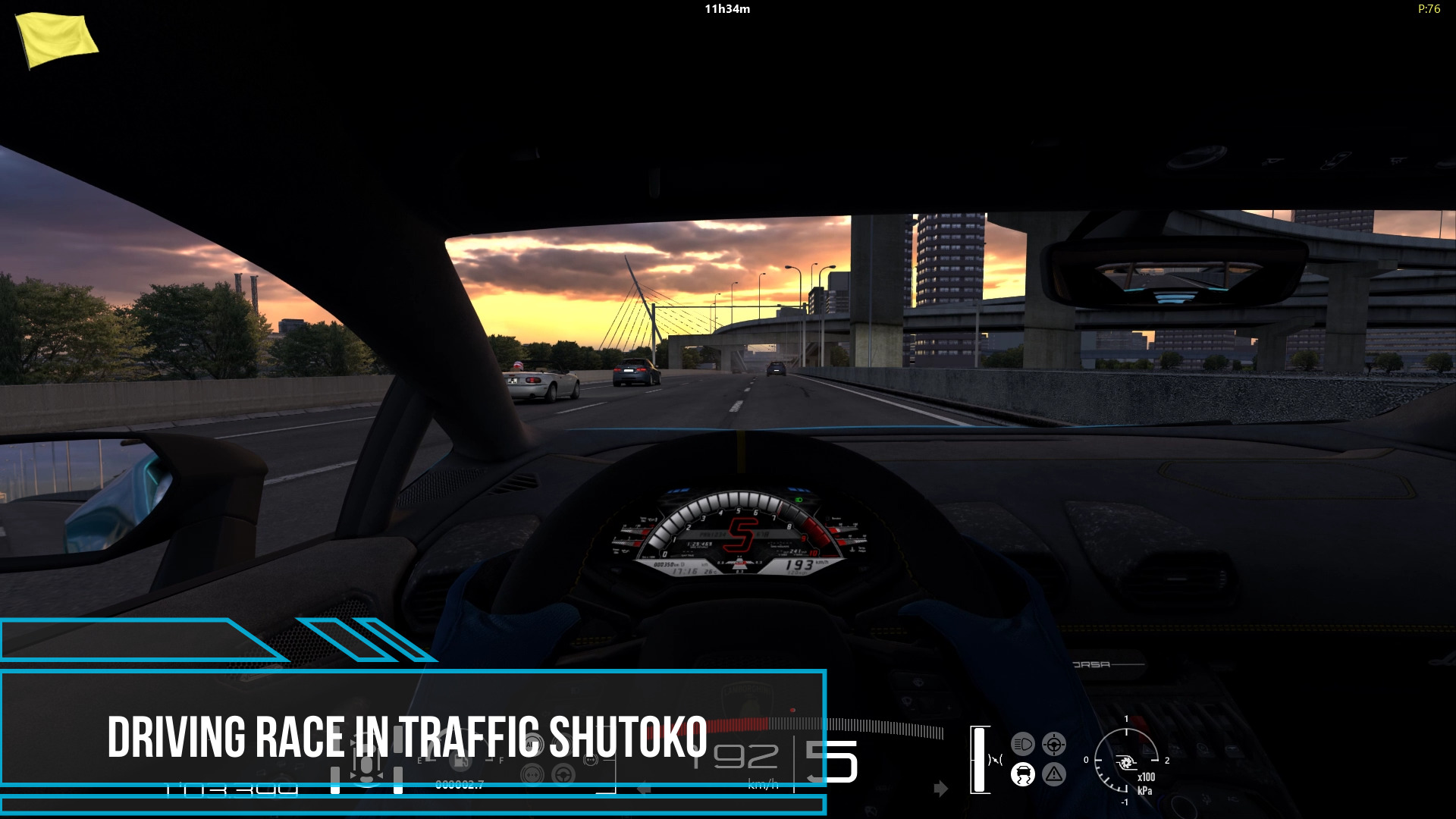 Driving Race In Traffic - Shutoko | Assetto Corsa..mp4 смотреть онлайн