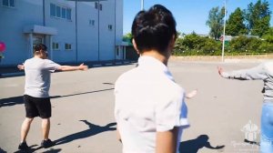 Поздравление для мужа с огромным флешмобом в масках! © Простые Радости