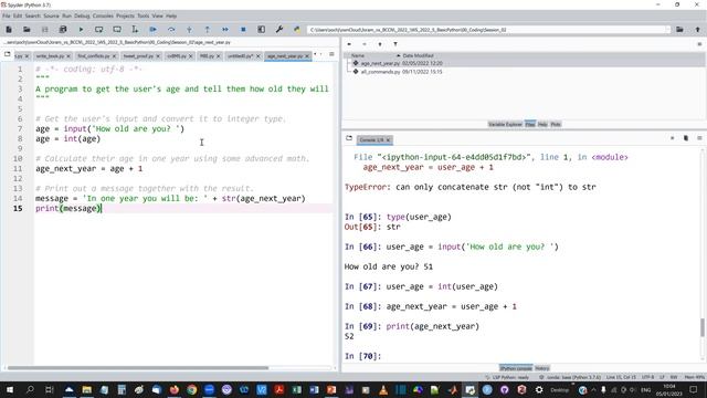 Session 2: "Variables and data types" (Basic Python, WS 22/23) смотреть онлайн