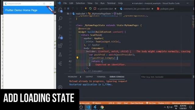 Show Post Comments From Api RiverPod with state Notifier | Flutter State Management смотреть онлайн