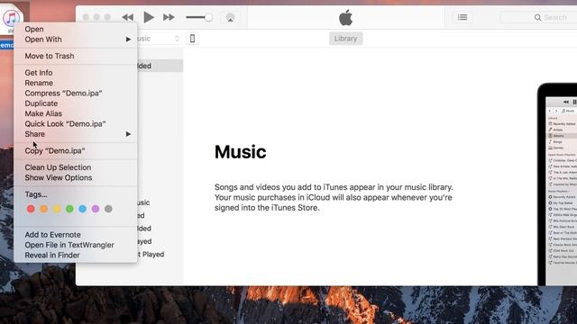How to install ipa file for iOS using iTune 12.7 смотреть онлайн