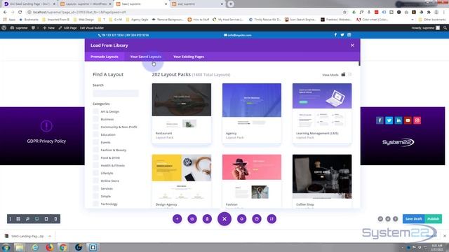 Divi Supreme Modules Free Saas Landing Page Layout Download ? смотреть онлайн