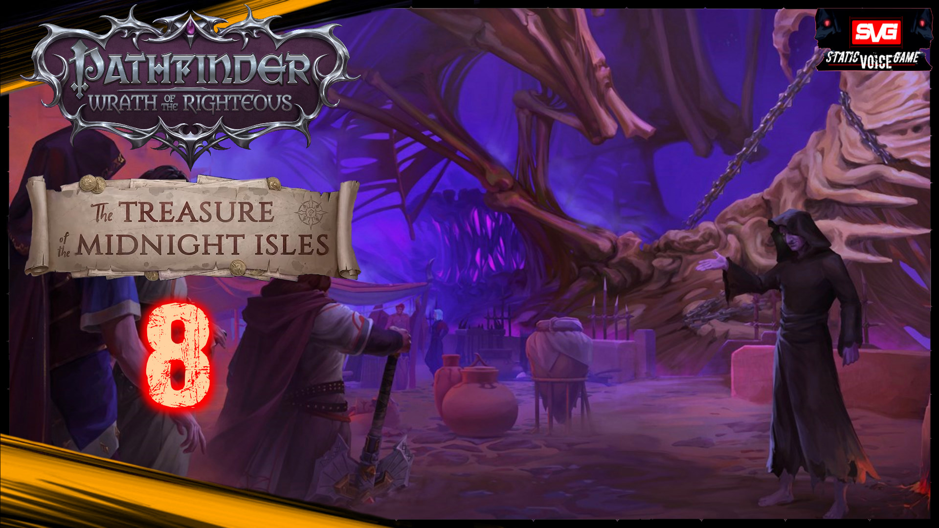 Pathfinder WotR / DLC - Сокровище Полуночных островов - Полное Неторопливое Прохождение - Обзор #8 смотреть онлайн