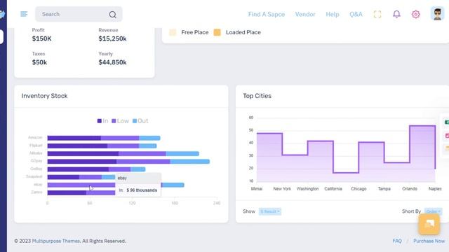 Amazing Warehouse Dashboard And Bootstrap 5 Admin Template смотреть онлайн
