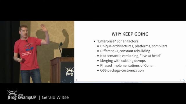 swampUP 2018 | Bincrafters Your Open Source Devops Team for Conan and C C++ Gerald Wiltse смотреть онлайн