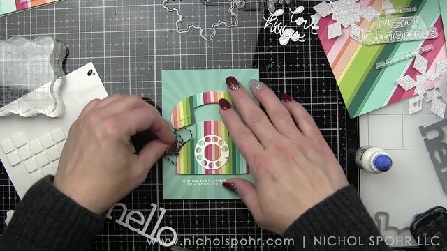 Rainbow Die Cut Strips Cards (Simon Says Stamp) смотреть онлайн