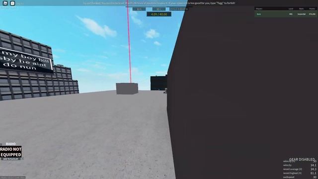 Doing TIME TRIALS In Roblox Parkour