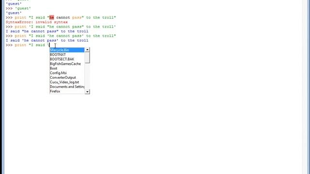 basic python tutorial 5 - strings (part 1) смотреть онлайн