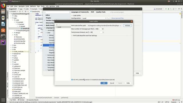 Configure PHP Codesniffer(MEQP2) in PHPStrom for Magento смотреть онлайн