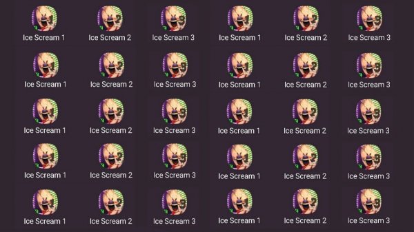 Ice Scream,Ice Scream 2,Ice Scream 3,Ice Scream 4,Ice Scream 5,Ice Scream 6,Ice Scream 7
