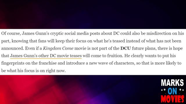 DC Kingdom Come to be Made Live Action! смотреть онлайн