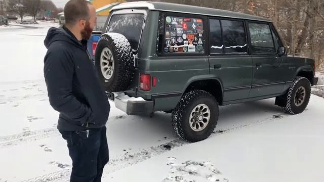 MITSUBISHI MONTERO LS (PAJERO) IN THE SNOW - Review смотреть онлайн