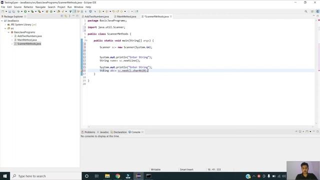 Scanner Class - Runtime Input #CoreJava#TestingGyan#TestAutomation#StartFromBasics смотреть онлайн