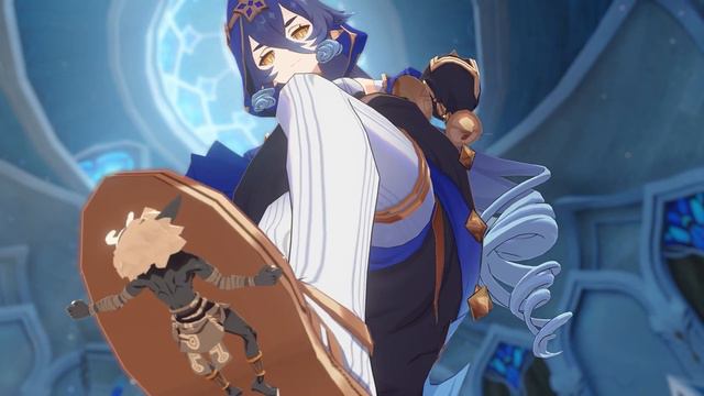 [MMD] Layla grinds a tiny Hilichurl (Genshin Impact) [Motion DL] смотреть онлайн