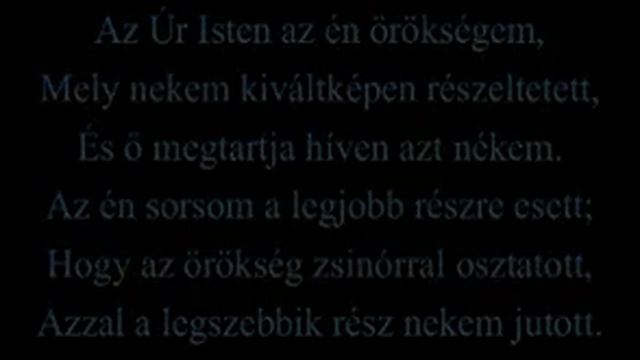 16. Zsoltár Tarts meg engemet, óh, én Istenem смотреть онлайн