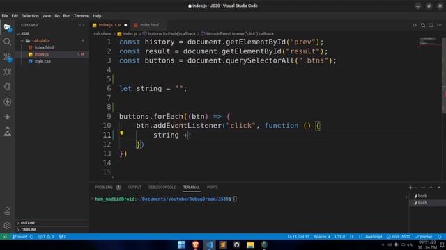 How to make a Calculator using HTML, CSS & JavaScript. | Javascript-30 смотреть онлайн