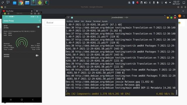 Configuración de Proxy HTTP/S en Linux desde la terminal | apt-get | apt | git смотреть онлайн
