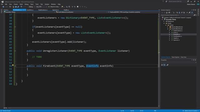 Unity Tutorial: Callbacks and a (Really Awesome!) Event System смотреть онлайн